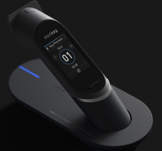 Das Medkey-Therapiegerät in der Praxis 55 Mainz – Einsatz von bioadaptiven Impulsen zur Regulation des Nervensystems und Gewebebehandlung.